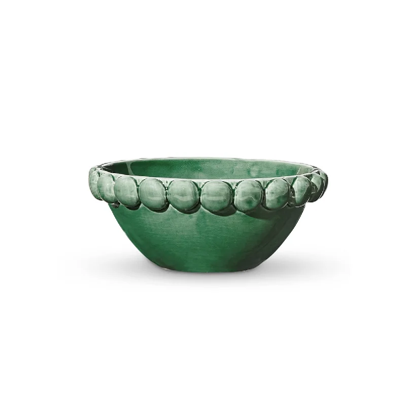 luxury dinnerware for formal events-Madras Link Eden Bowl Green Medium 28x10CM