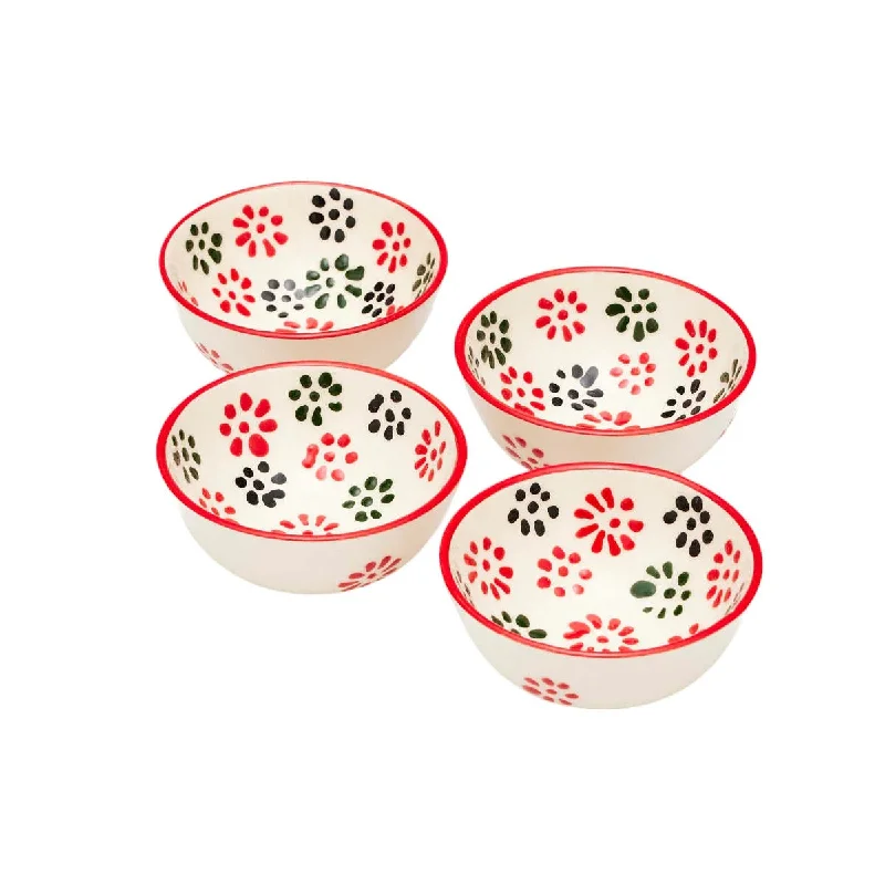 eco-friendly disposable plates for family gatherings-Made for Minimax Christmas Tree Bowls 8cm (Set of 4)