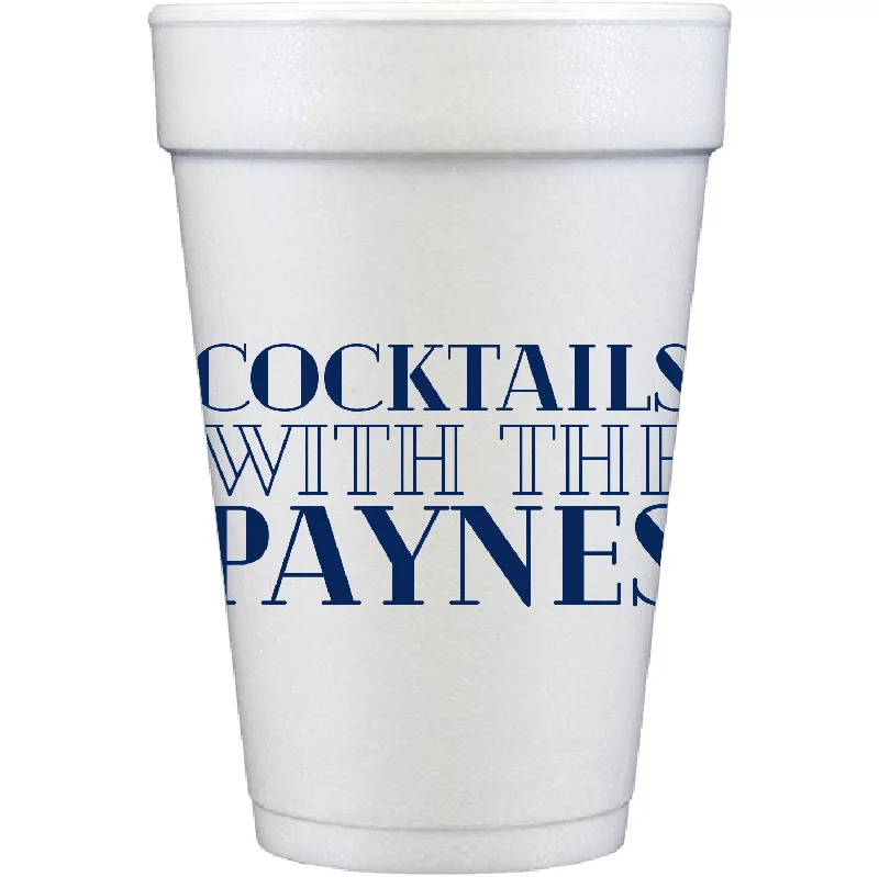 funny mugs for wedding party gifts-inline cocktails | styrofoam cups