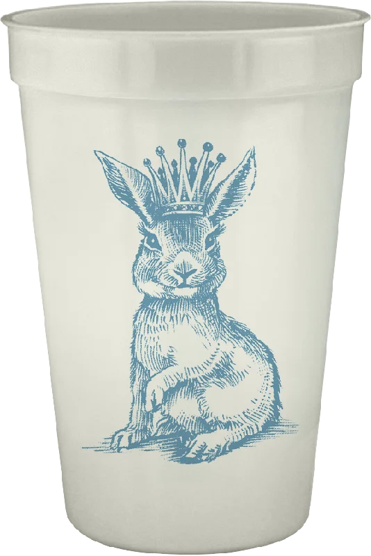 custom coffee cups for business branding-Royal Bunnies 16oz Pearlized Cups