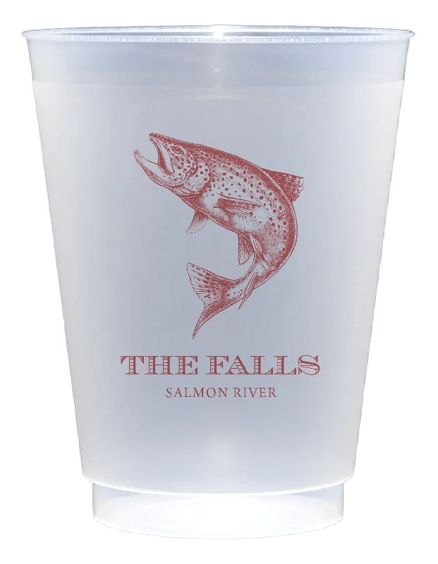 custom mugs for corporate promotions-Customizable Salmon 16oz Cups