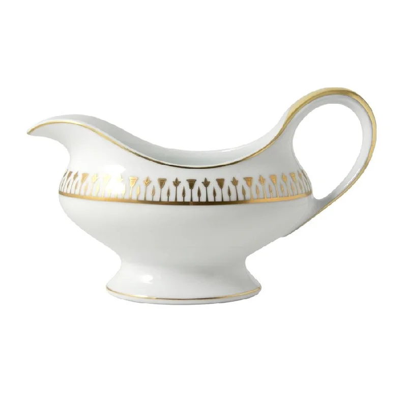 eco-friendly dinnerware for hosting picnics-Soleil Levant Gravy Boat