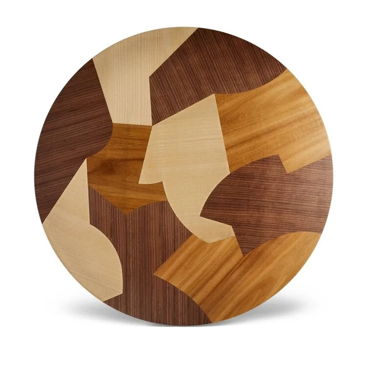 eco-friendly plates for special occasions-Kelly Behun Leaf Lazy Susan