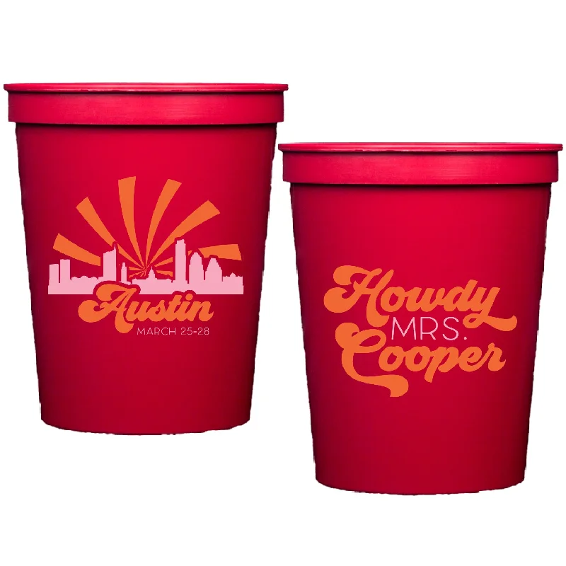 stylish travel mugs for commuting-austin | stadium cups