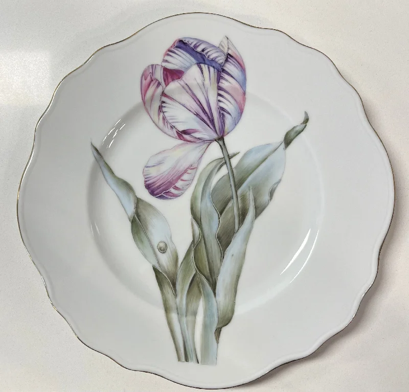 dinnerware set with unique handmade designs-Botanical Treasures Salad Plate by Anna Weatherley - #2