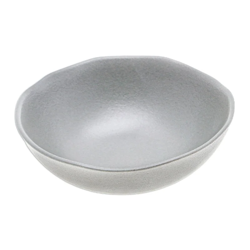 elegant dinner plates for fine dining occasions-Novica Handmade Modern Flavors Ceramic Serving Bowl