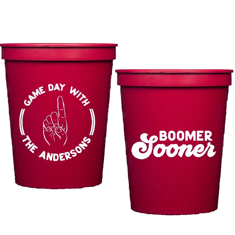 funny coffee cups for morning humor-ou game day | stadium cups