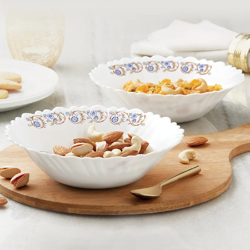 unique dinnerware for holiday meals-Larah by Borosil Mist Multipurpose Bowl