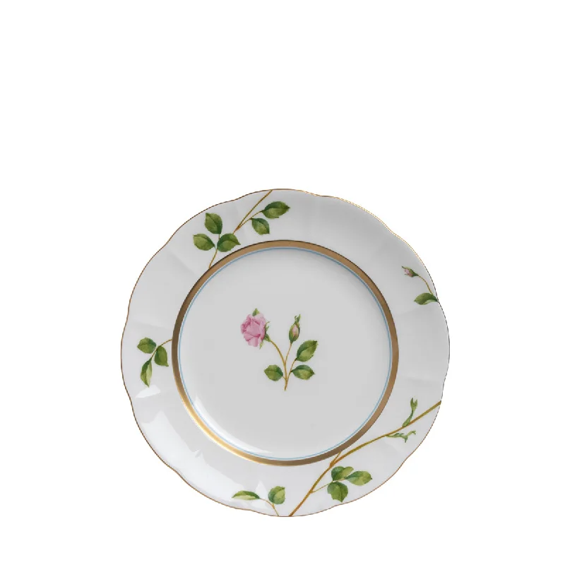 luxury dinnerware for formal events-BLOOMING ROSY LANE 21CM PLATE