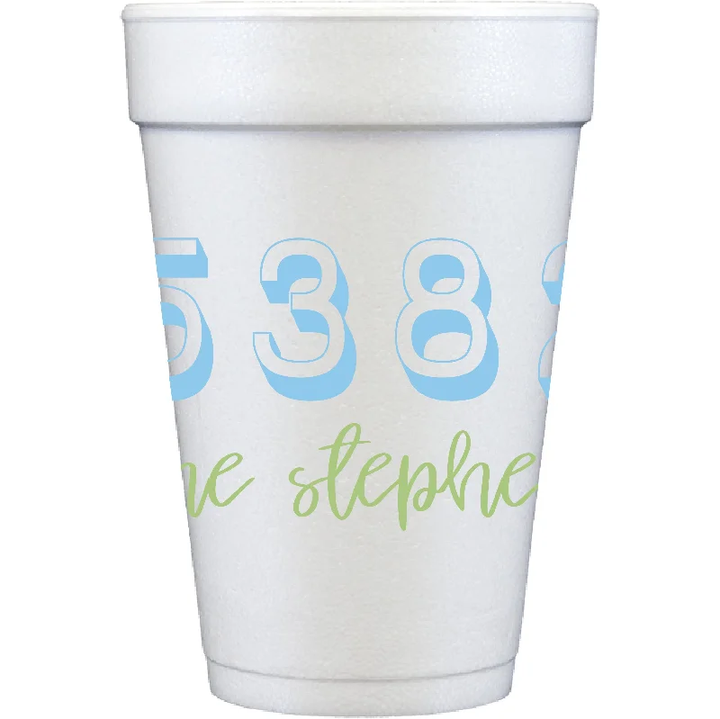 funny travel mugs for office use-shadow address | styrofoam cups