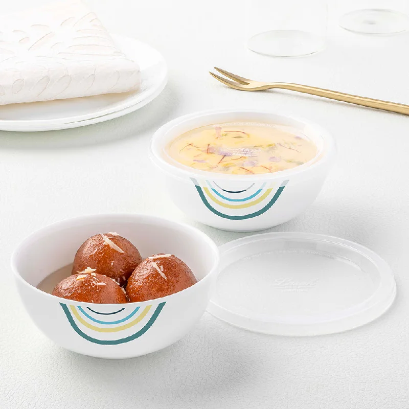 disposable dinner plates for holiday parties-Larah by Borosil Mia Serve n Store