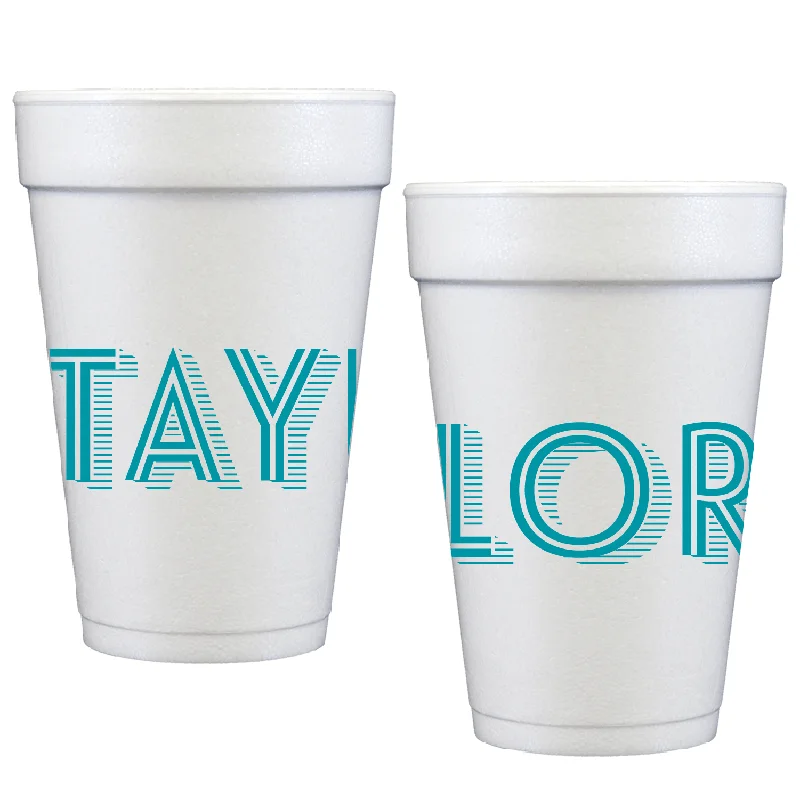 personalized coffee mugs for birthday celebrations-line shadow | styrofoam cups