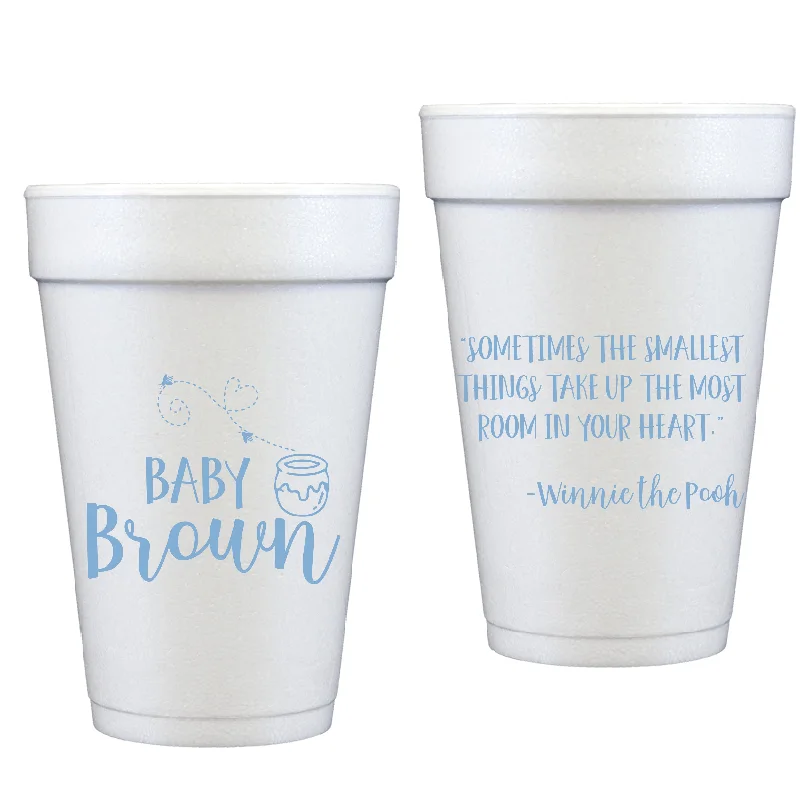 personalized coffee mugs with family photos-winnie | styrofoam cups