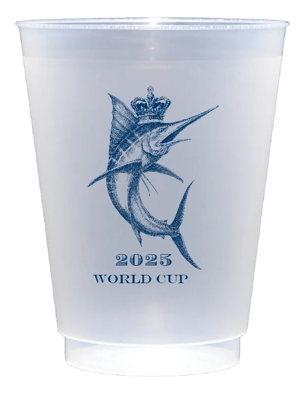 high-quality ceramic mugs for daily coffee-Customizable King Marlin 16oz Cups