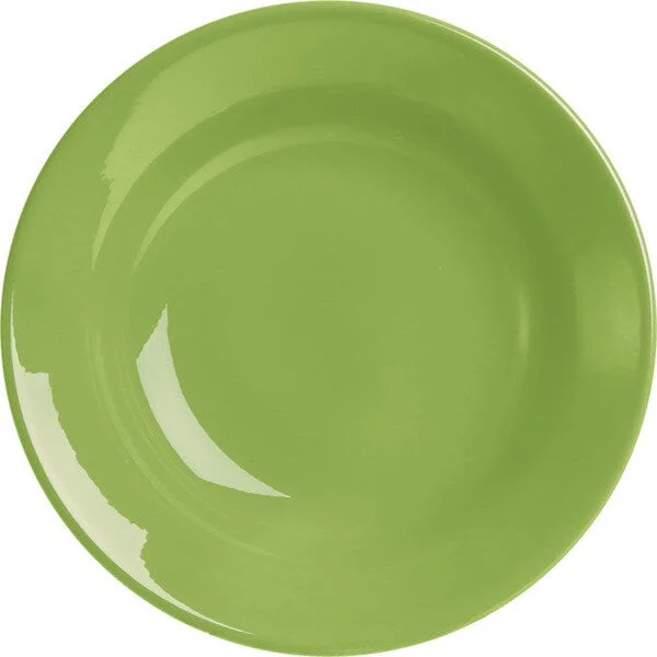 high-quality porcelain dinner plates for fine dining-Waechtersbach Fun Factory Green Apple Soup Plates (Set of 4)