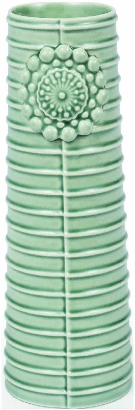 Simple vases for modern home decor -Dottir Pipanella Lines Vase Green,15,2cm