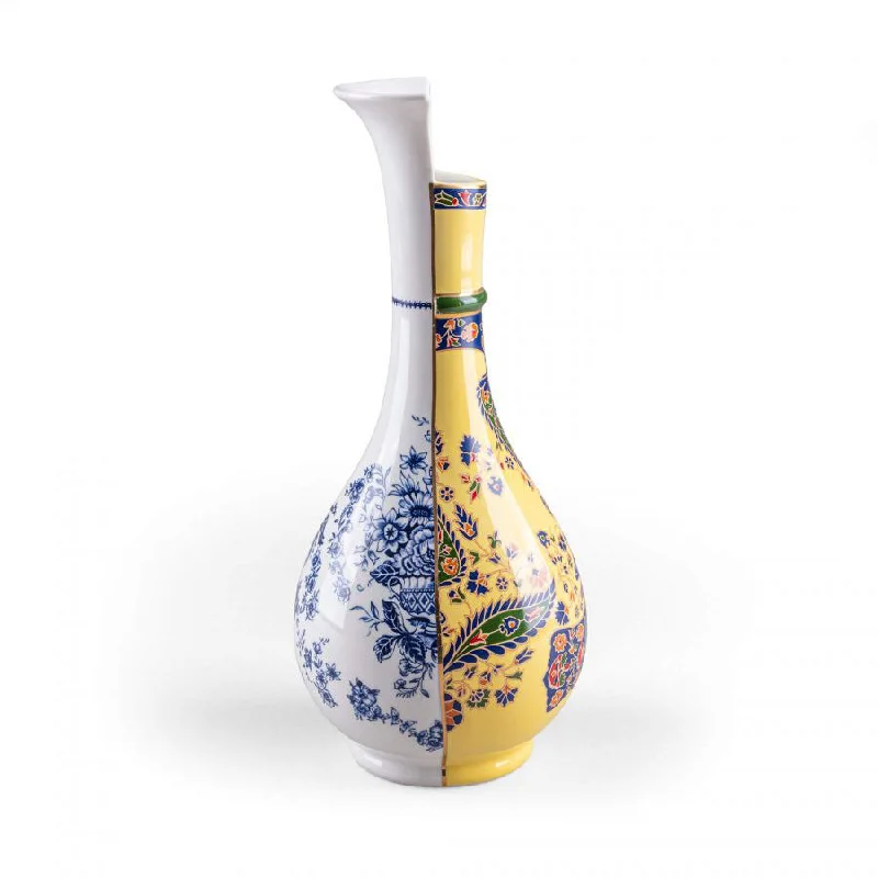 Tall handmade vases for contemporary decor -Hybrid Vase - Chunar by Seletti