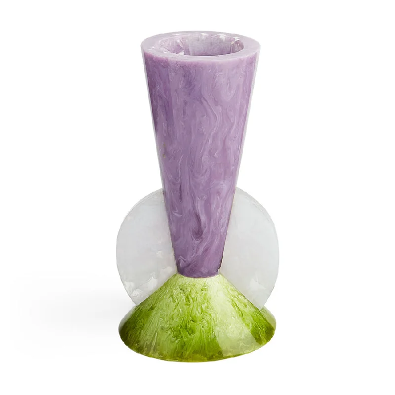 Handcrafted flower vases for contemporary weddings -Mustique Tapered Bud Vase