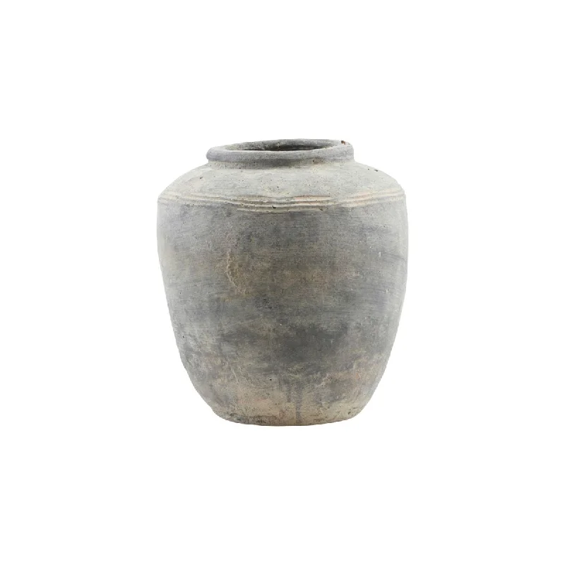 Designer handcrafted flower vases for home interiors -Rustik Concrete Vase