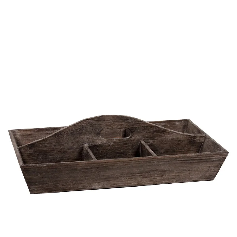 Beautiful handmade flower vases for wedding centerpieces -Urban Trends Collection 22-inch Wooden Tray