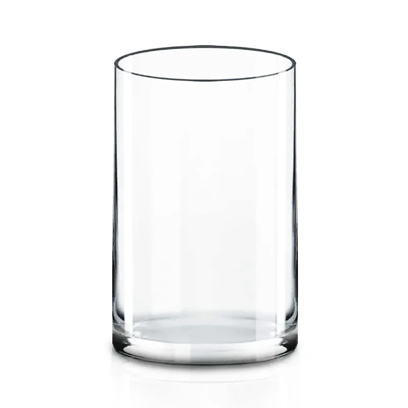 Unique flower vases for modern home decor -20 PCS Clear Glass Cylinder Vase D-8" H-12" (Available in 60 & 200 PCS)