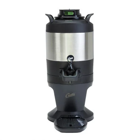 insulated coffee mugs for camping trips-1.0 Gal. FreshTrac Coffee Server w/ Lockable Base & Wide Mouth Lid