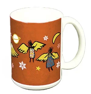 custom ceramic mugs for corporate gifts-Afrikan Angels