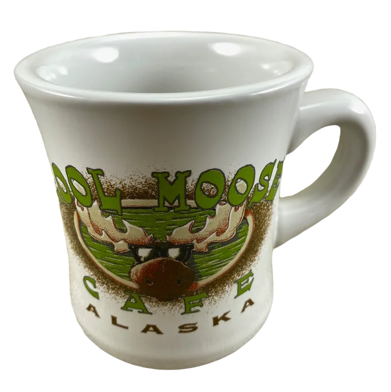 travel mugs with lids for easy drinking-Cool Moose Cafe Alaska Mug