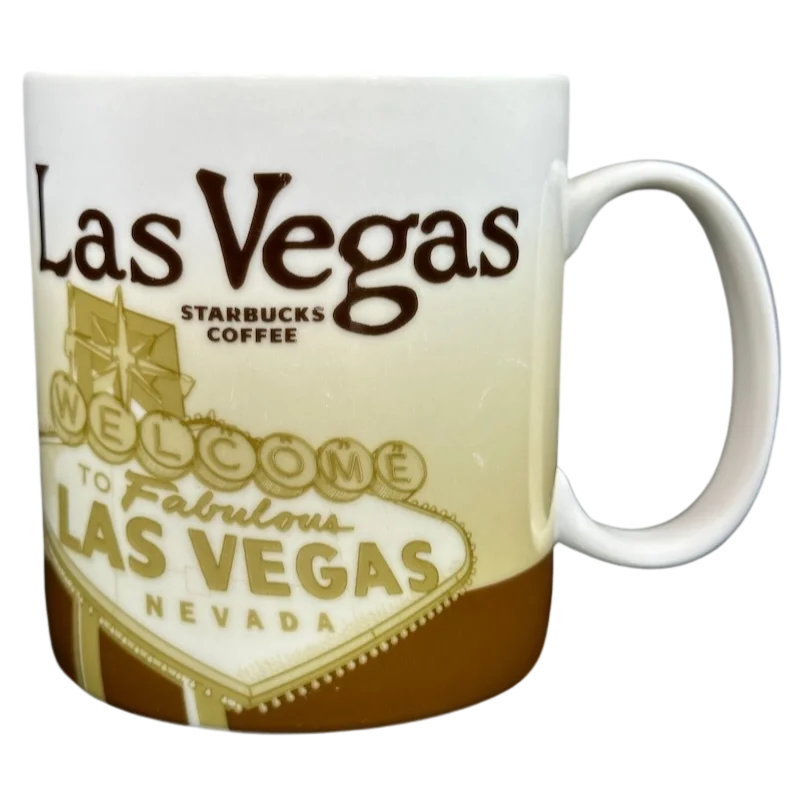 large travel mugs for hot tea-Global Icon Collector Series Las Vegas Mug Starbucks