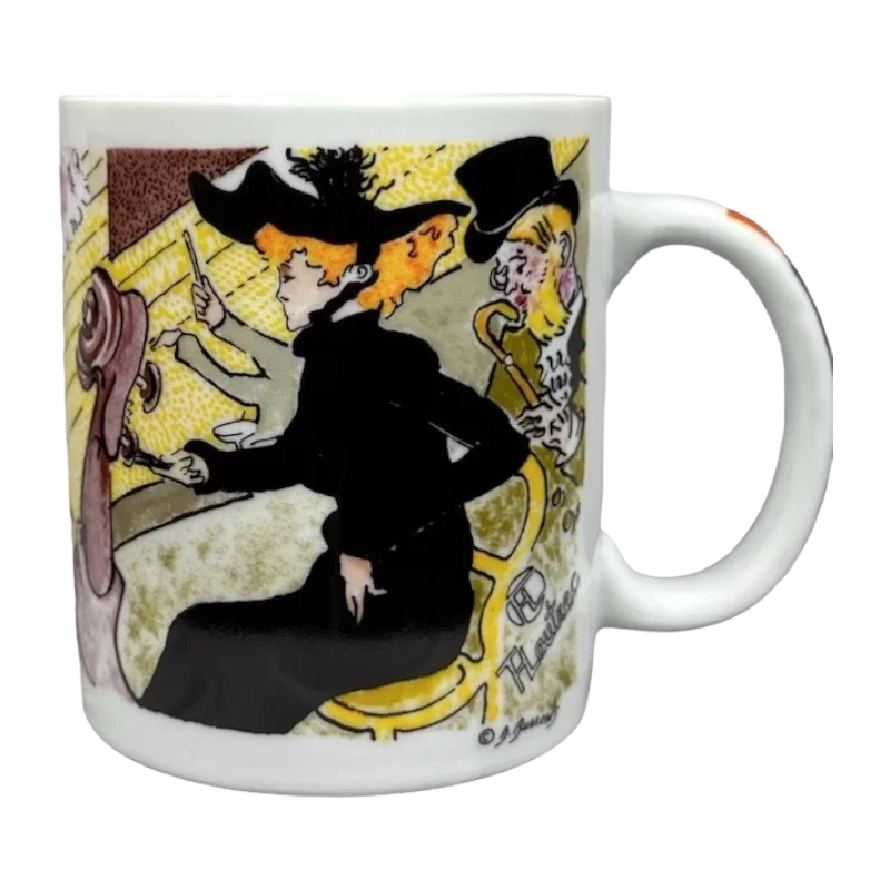 funny mugs for wedding party gifts-Henri de Toulouse-Lautrec Divan Japonais Masters Collection D Burrows Mug Chaleur