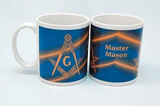 custom coffee mugs with sayings for weddings-Masonic