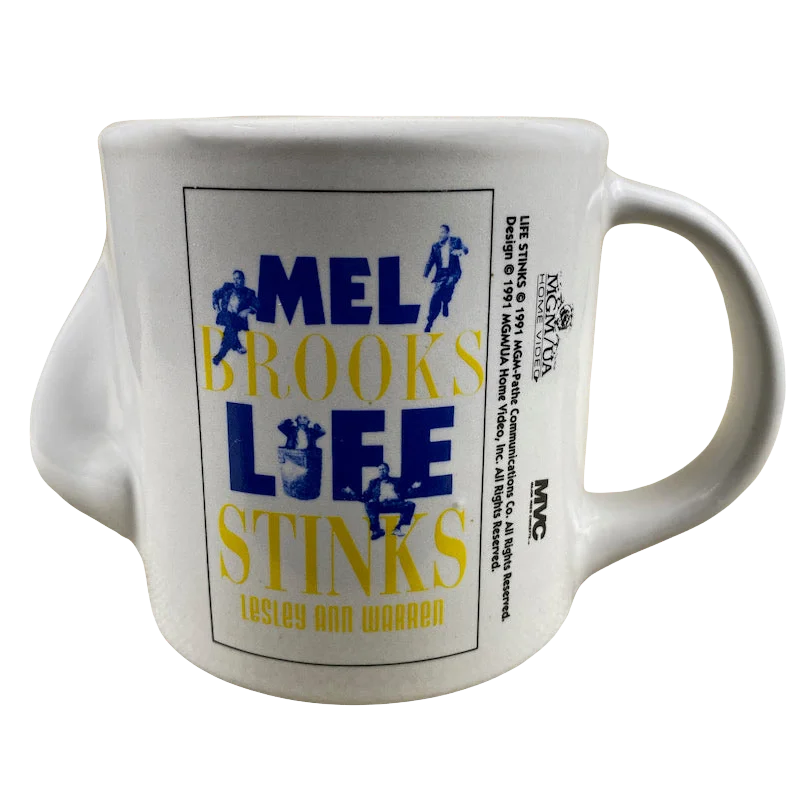 custom travel mugs with your logo-Mel Brooks Life Stinks Figural Nose Mug