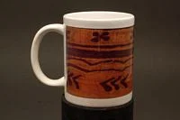 personalized coffee mugs for Christmas celebrations-Mud Cloth, Mustard