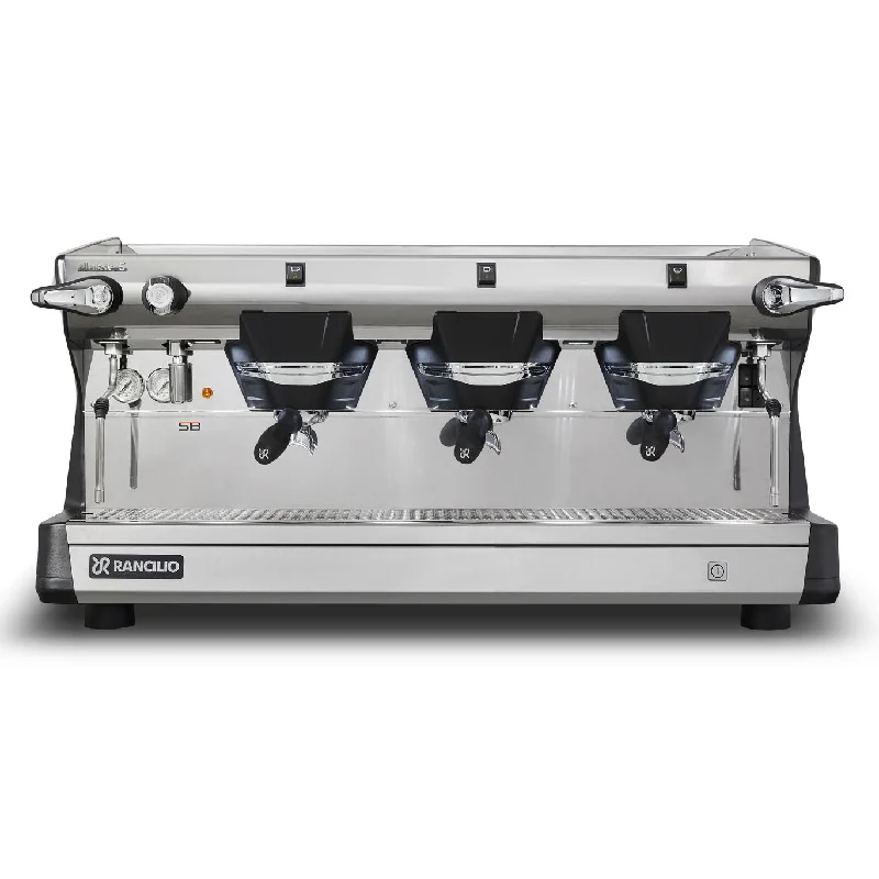 custom mugs for weddings and celebrations-Rancilio Classe 5 S 3 Group Semi-Automatic Espresso Machine - Anthracite Black