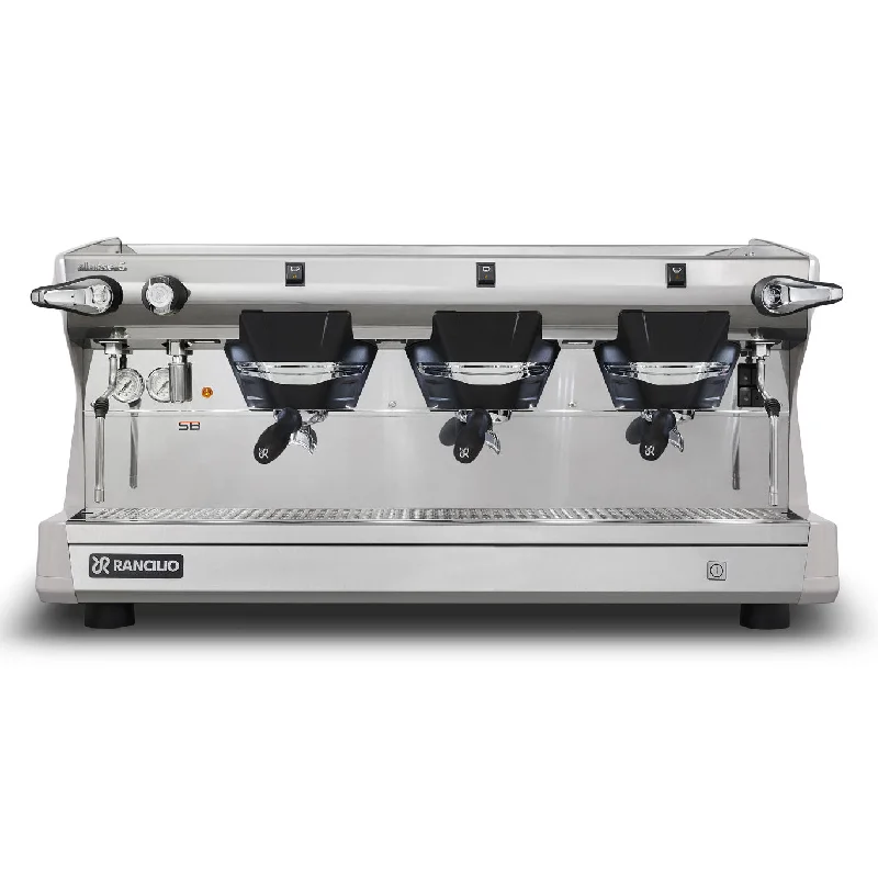 stylish coffee cups with trendy designs-Rancilio Classe 5 S 3 Group Semi-Automatic Espresso Machine - Ice White