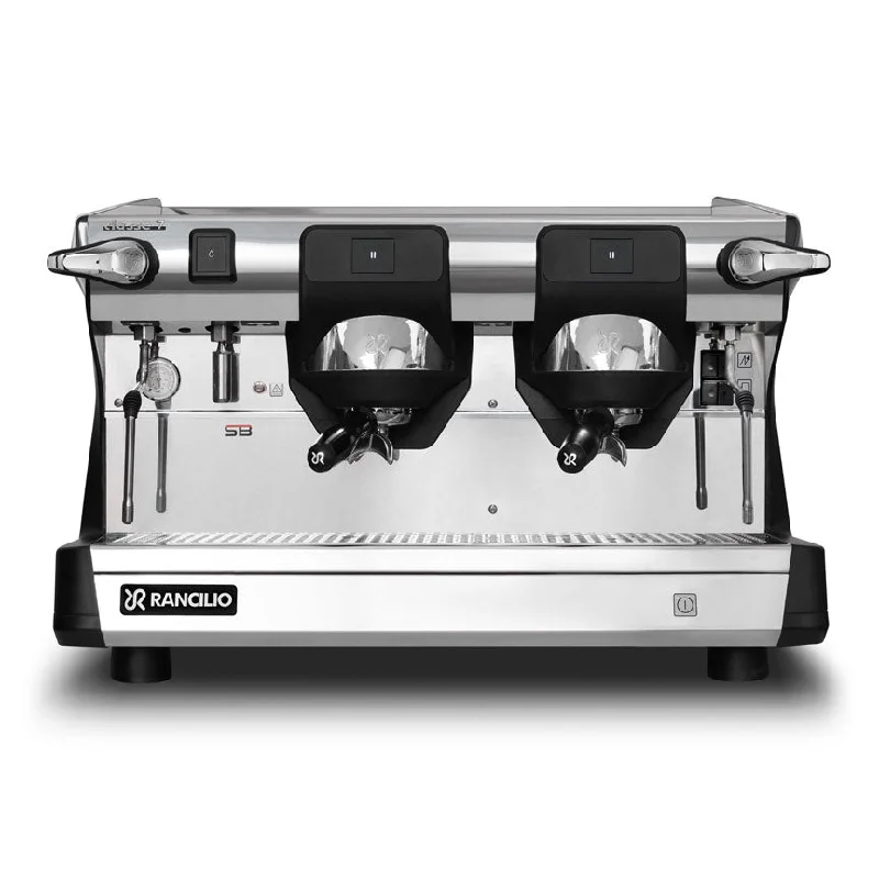 personalized photo mugs for family reunion-Rancilio Classe 7 S 2 Group Semi-Automatic Espresso Machine - Anthracite Black