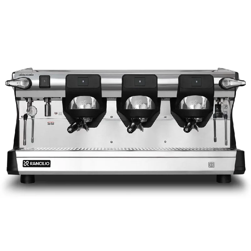 custom ceramic mugs with logo for promotion-Rancilio Classe 7 S 3 Group Semi-Automatic Espresso Machine - Anthracite Black