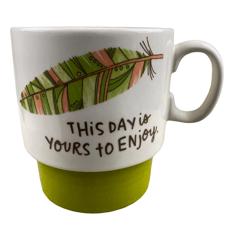 large insulated coffee mugs for camping-This Day Is Yours To Enjoy Mug Hallmark