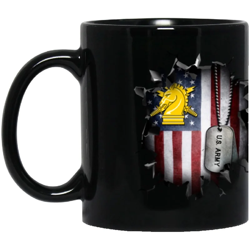 custom coffee mugs for office celebrations-US Army Psychological Ops 3D Break Effect 11oz - 15oz Black Mug