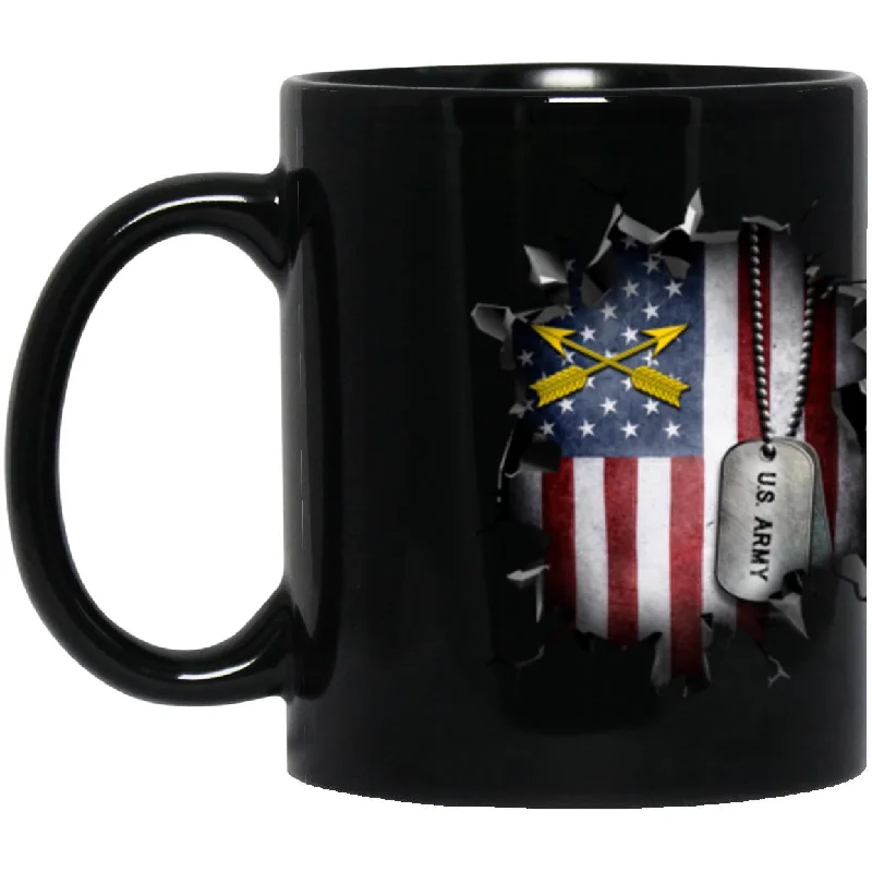 reusable coffee cups with funny messages-US Army Special Forces USASFC 3D Break Effect 11oz - 15oz Black Mug