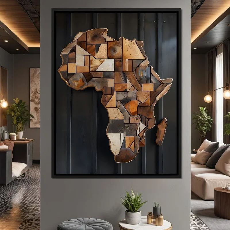 creative abstract botanical art-Africa Wooden Art - Johanjjf