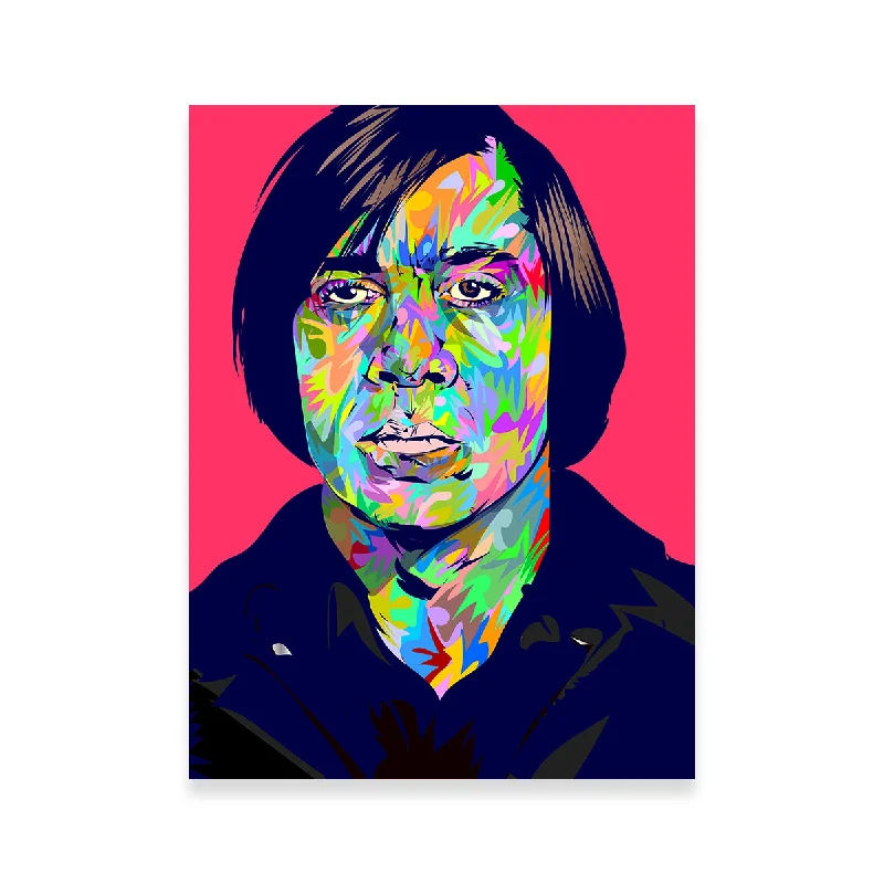 large geometric photography prints-Anton - No Country for Old Men