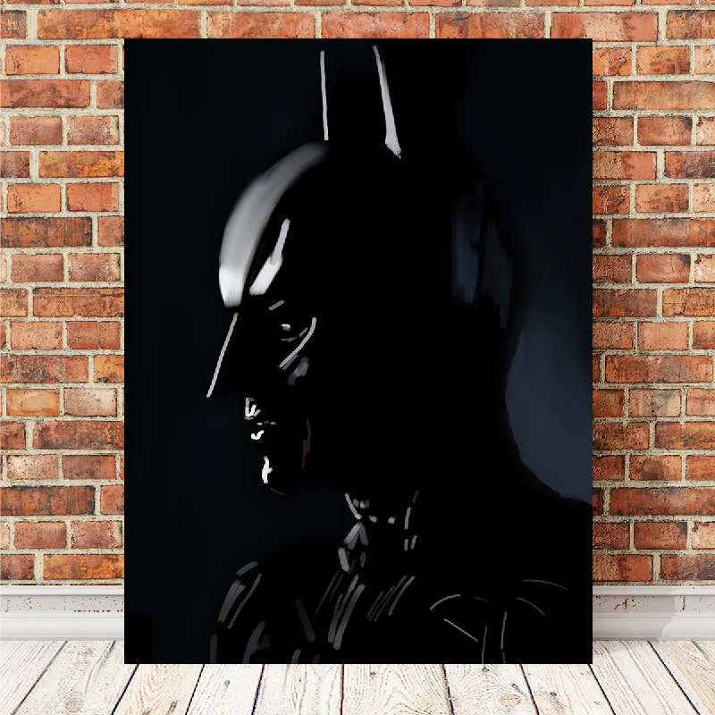 creative modern nature wall decor-Batman In Silhouette