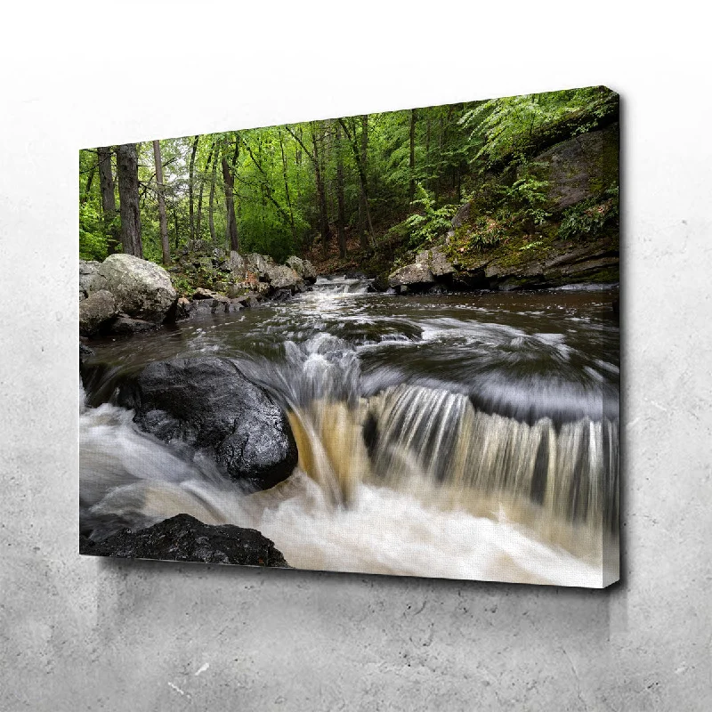 oversized tropical landscape art-Black River