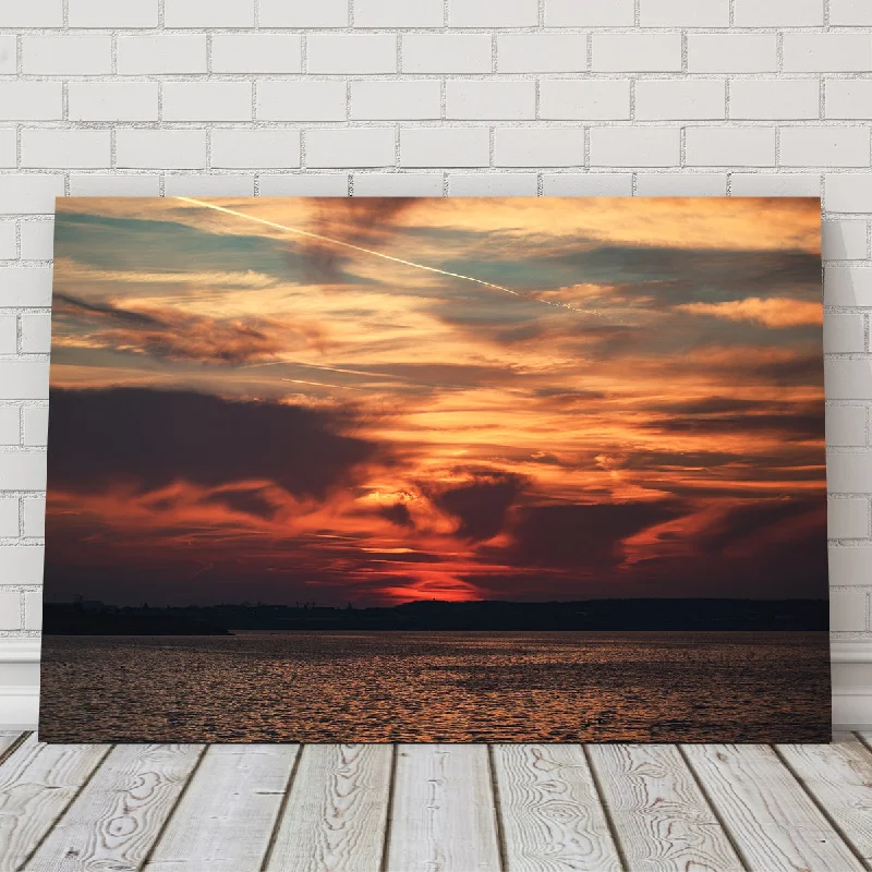 tropical coastal wall prints-Bucharest Sunset 10