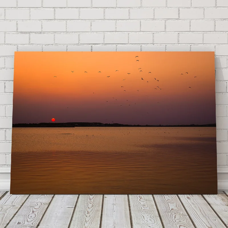 tropical beach wall art prints-Bucharest Sunset 11