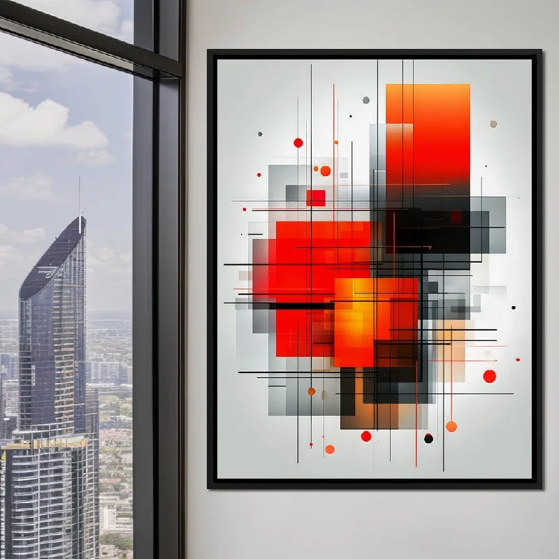 modern cityscape canvas prints for bedroom-Colorful Modern Art 063 - Johanjjf