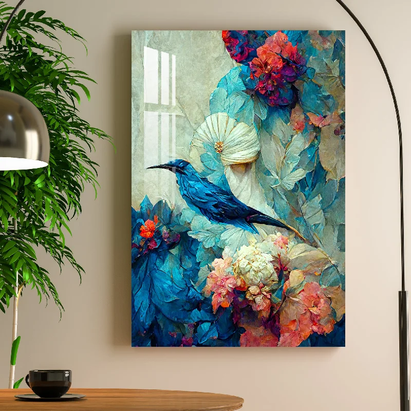 contemporary photography prints for bedroom-Delighted Bird Acrylic Wall Art