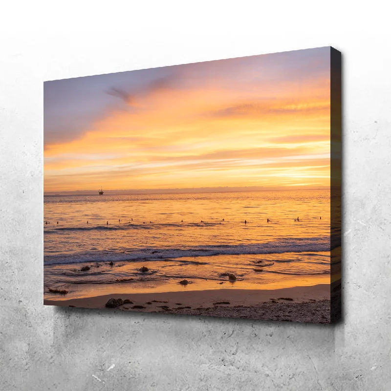 vibrant modern art prints for office-Devereux Sunset