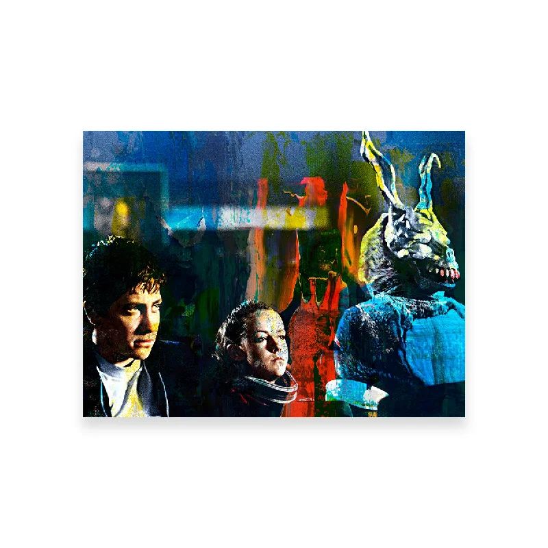 artistic coastal canvas wall art for living room-Donnie Darko